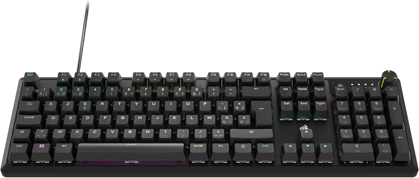 Tastiera meccanica da gioco Corsair K70 CORE RGB — Grigio acciaio