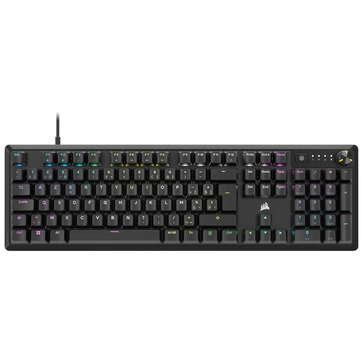 Tastiera meccanica da gioco Corsair K70 CORE RGB — Grigio acciaio