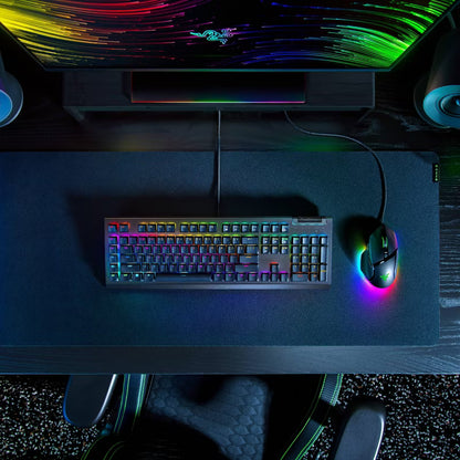 Razer BlackWidow V4 X - Switch verde - Nero