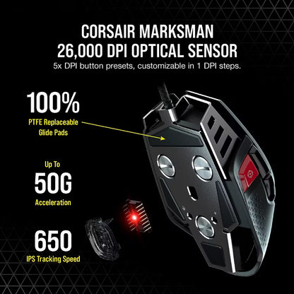Mouse da gioco FPS Corsair M65 RGB ULTRA