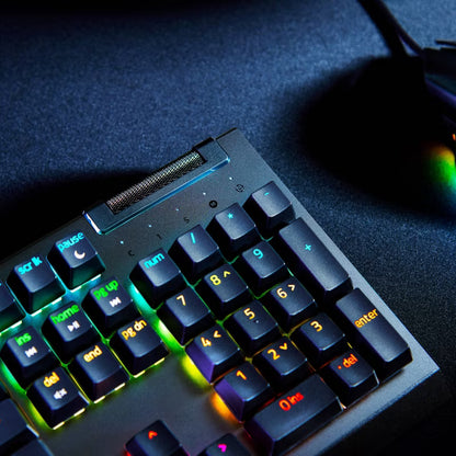 Razer BlackWidow V4 X - Switch verde - Nero